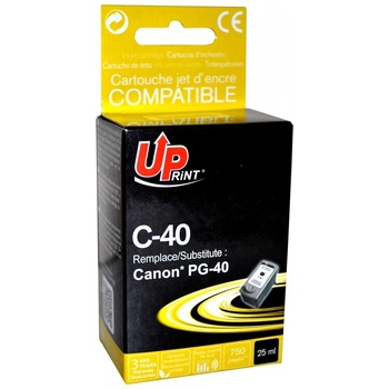 Compatible Мастилница uprint pg-40xl canon, Черен (7178)