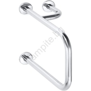Bemeta Опорна дръжка 23, 5x38 см неръждаема стомана/сребриста (BD0186)