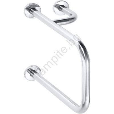 Bemeta Опорна дръжка 23, 5x38 см неръждаема стомана/сребриста (BD0186)