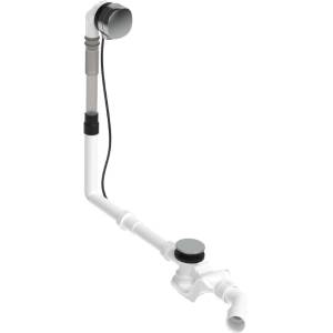 Duravit - Сифон и преливник за вана с пълнеж, хром 792217000001000 (792217000001000)