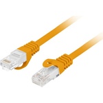 Lanberg Кабел Lanberg patch cord CAT. 6A U/UTP LSZH CU 0.25m Fluke Passed, Orange (PCU6-10CU-0025-O) - cybertrade
