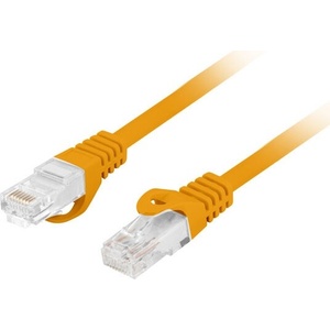 Lanberg Кабел Lanberg patch cord CAT. 6A U/UTP LSZH CU 0.25m Fluke Passed, Orange (PCU6-10CU-0025-O) - cybertrade