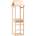 vidaXL Кула за игра 53x46, 5x194 см борово дърво масив (826526)