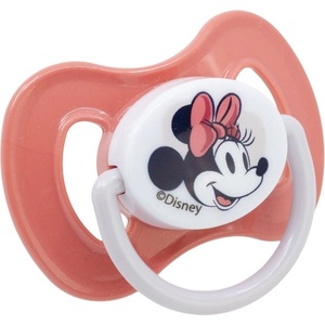 Stor Силиконови залъгалки Stor - Minnie Mouse Heart Full, 6 м+, 2 броя (10765) - baby