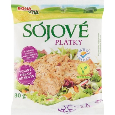 BonaVita plátky sojové 80 g