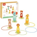 Tooky toy Drevený terč a zvieratká 15 ks