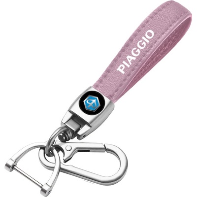 Prívesok na kľúče PIAGGIO ružová koža