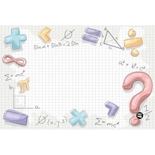 Podložka na stôl 60 x 40 cm math