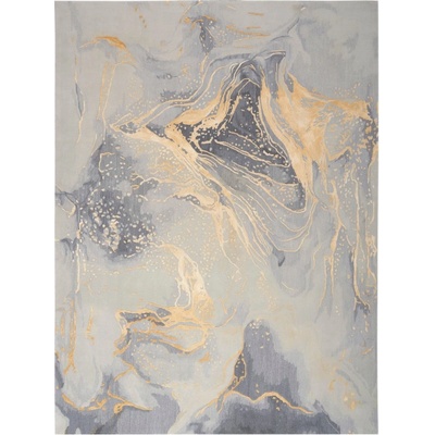 Najkoberce PRISMATIC 28 sivý / zlatý 168x226 cm