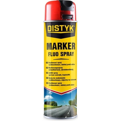 Den Braven Sprej Distyk Marker Fluo modrá 500 ml