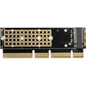 AXAGON PCEM2-1U PCI-E 3.0 16x - M. 2 SSD NVMe, up to 80mm SSD, low profile 1U (PCEM2-1U)