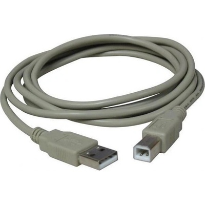 Logo 17059 USB (2.0), USB A M- USB B M, 3m, šedý