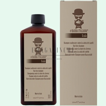 Barba Italiana #Barba Italiana Шампоан против косопад за мъже 250 мл. Scala Hair loss shampoo (03777070)