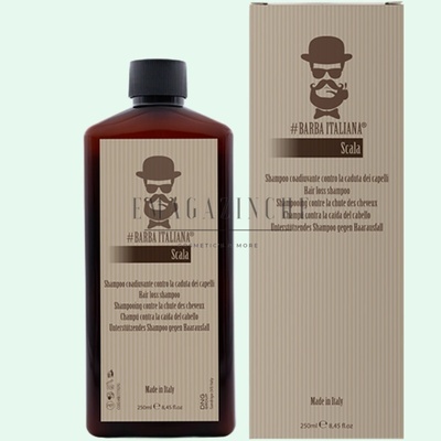 Barba Italiana #Barba Italiana Шампоан против косопад за мъже 250 мл. Scala Hair loss shampoo (0318183)