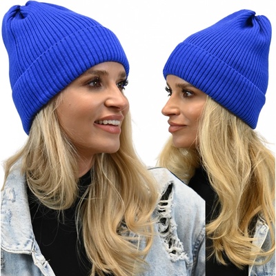 Fashionweek Módní dámská čepice beanie ZIZI-N1 Modrá
