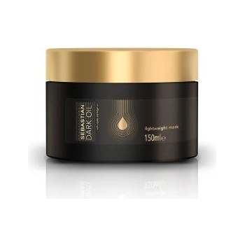 Sebastian Professional Dark Oil Lightweight Mask подхранваща маска за блясък и мекота на косата 150 ml унисекс