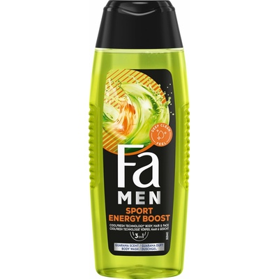 Fa Men Sport Energy Boost sprchový gél 3 v1 250 ml