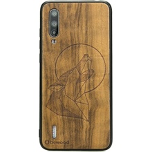 Púzdro Bewood Drevené Xiaomi Mi 9 Lite Vlk Imbuia