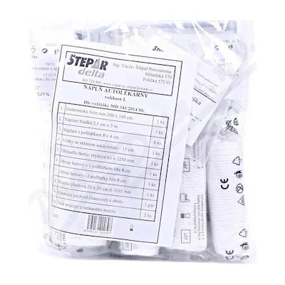 Autolekárnička Stepper, náplň, 206/2018