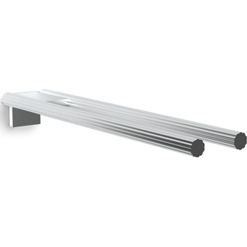 DECOR WALTHER Закачалка на релса за кърпи Of Line вертикални 46 см сребриста (0670595)