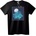 NOONEBRAND Тениска Планини в Лунна Светлина - XS, Black
