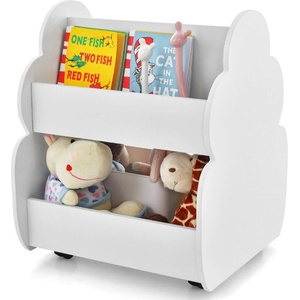 Costway Двустранна етажерка за книжки и играчки, Costway (TP10133WH)