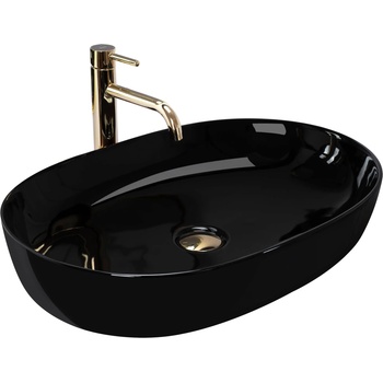 Image 1 of Rea Умивалник за плот Rea CLEO Black (REA-U6757)