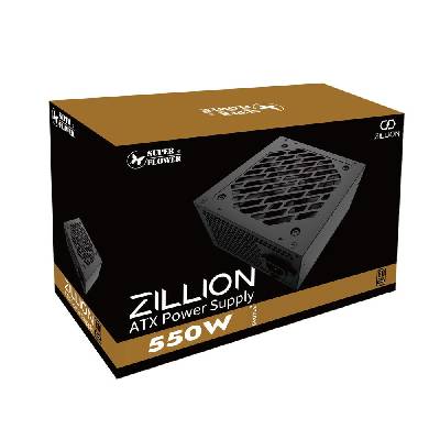 Захранване Super Flower Zillion DB, 550W, Active PFC, 80+ Bronze, 120mm вентилатор (SF-550Z12DB)