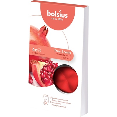 Bolsius Ароматен восък Bolsius True Scents - Нар, 6 броя (TRU-CPS-15)