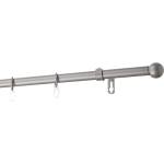 GARDINIA КОРНИЗ РАЗТЕГАЕМ gardinia МИРА 160-300см СРЕБРО МАТ (32759)