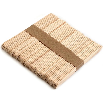Dřevěné špachtle na míchání 50 ks Velikost: 0,9 x 11 cm – Zboží Mobilmania