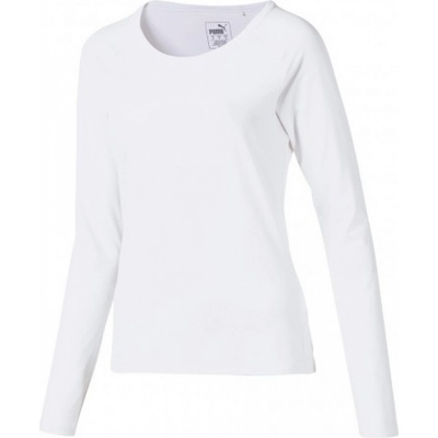 Puma W triko LS Sun Crew bílé