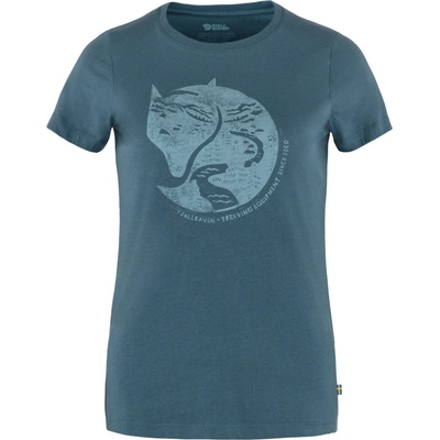 Fjällräven Дамска тениска Fjällräven Women's Arctic Fox Print T-shirt - Indigo Blue - размер XXS (116-4547-0511)