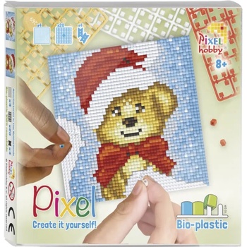 Pixelhobby Мозайка с пиксели Classic, Pixelhobby, 48x48 пиксела - Коледно куче (44018)