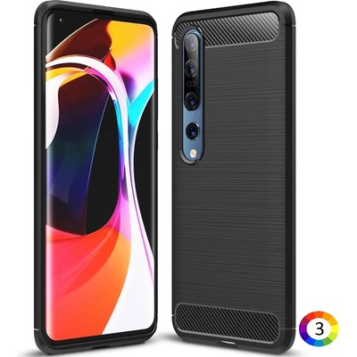 Xiaomi Mi 10 / Mi 10 Pro Удароустойчив Carbon Fiber Калъф и Протектор