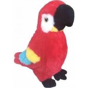BEPPE Red beaded macaw parrot 25 cm