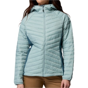 Columbia Дамско синтетично яке Columbia Women's Powder Pass III Hybrid Hooded Jacket Synthetic jacket - Crushed Blue / Everblue (104-6476-0214)
