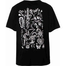 Fallen triko Flash Art Tee Black White