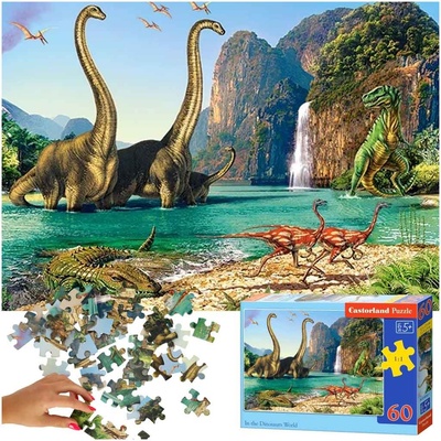 Castorland Vo svete dinosaurov 60 dielov