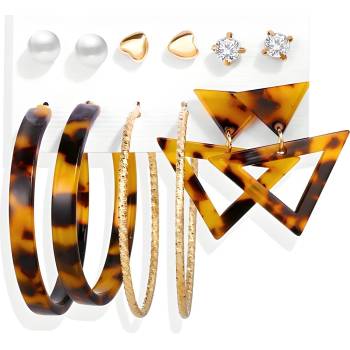 HARAHU Комплект обеци di-5554 - Многоцветен kp5554 (di-5554)