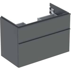 Geberit iCon - Шкафче за умивалник, 89x62x48 см, 2 чекмеджета, от лава 502.305. JK. 1 (502.305.JK.1)