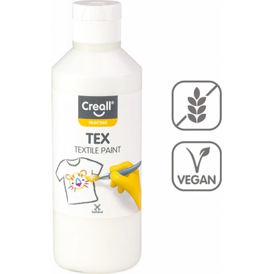 Creall Tex textilní barva 250 ml bílá – Zboží Dáma
