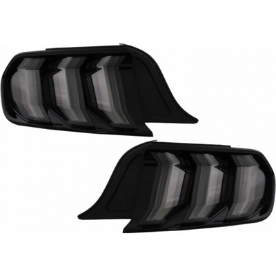 KITT Full LED Taillights suitable for Ford Mustang VI S550 (2015-2019) Smoke with Dynamic Sequential Turning Lights