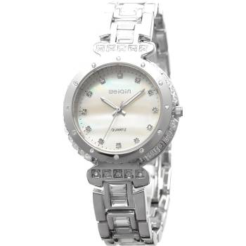 Weiain Часовник Weiqin Crystal - Сребрист KP1353 (1353)