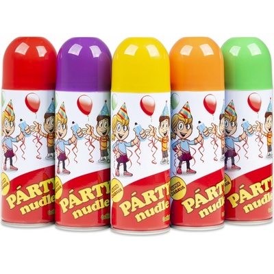 Párty nudle 250 ml ve spreji mix barev – Zboží Dáma