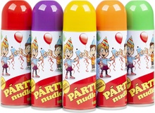 Párty nudle 250 ml ve spreji mix barev