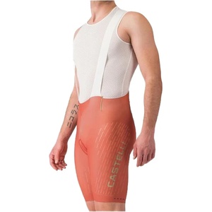 Castelli Мъжки клин за колоездене Castelli Free Aero Race S Kit Bibshort Cycling bottoms - Paprika / Elmwood (055-3442-0214)