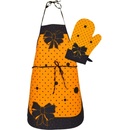 Forbyt Zástěra a chňapka Madam set Oranžový