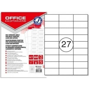 Office Products Labels Office Products A4 70x30mm white (100)