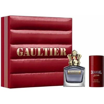 Jean Paul Gaultier Scandal Pour Homme EDT 100 ml + EDT MINI 10 ml + DEO ve spreji 150 ml M